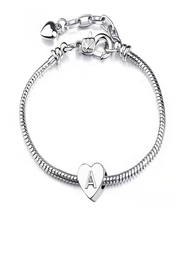 TGLS Women Heart Love Letter J Initial Charm Alphabet Capital Name Beads Compatible With Pandora Charms Bracelets - Image 3